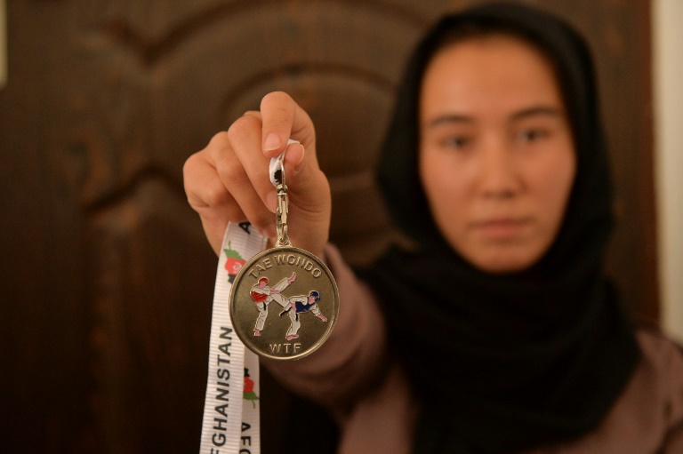Around 130 Afghan girls and women aged 12-25 are members of a taekwondo gym in Herat, but they are not allowed to train Around 130 Afghan girls and women aged 12-25 are members of a taekwondo gym in Herat, but they are not allowed to train