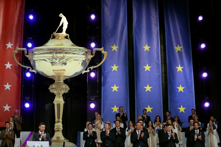 Captains Padraig Harrington and Steve Stricker announced the pairings for Friday's opening foursomes matches at Thursday's opening ceremony for the 43rd Ryder Cup. Captains Padraig Harrington and Steve Stricker announced the pairings for Friday's opening foursomes matches at Thursday's opening ceremony for the 43rd Ryder Cup.