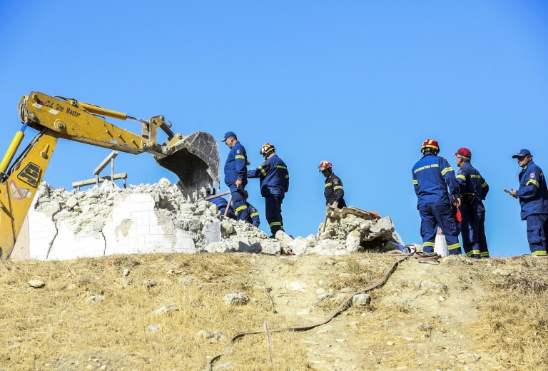 The quake hit the small town of Arkalochori particularly badly The quake hit the small town of Arkalochori particularly badly