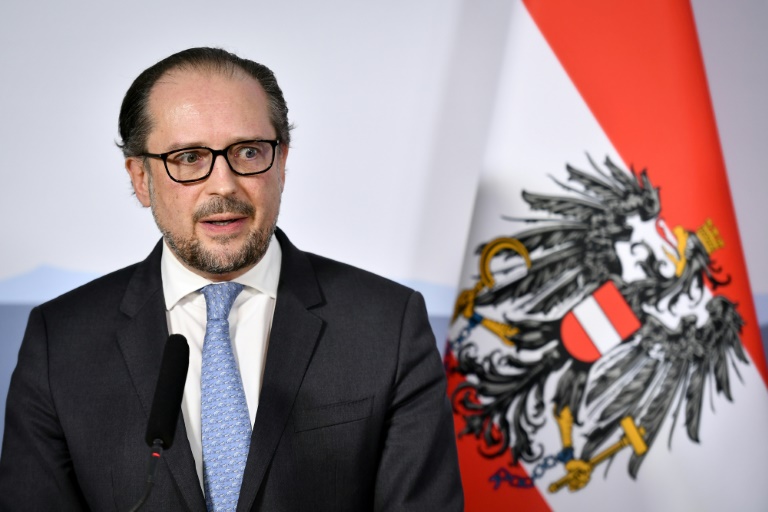 Alexander Schallenberg is expected to meet Austria's president Sunday to discuss taking over as chancellor Alexander Schallenberg is expected to meet Austria's president Sunday to discuss taking over as chancellor
