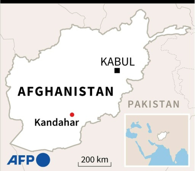 Map of Afghanistan showing location of Kandahar, where an explosion hit a Shiite mosque on Friday Map of Afghanistan showing location of Kandahar, where an explosion hit a Shiite mosque on Friday