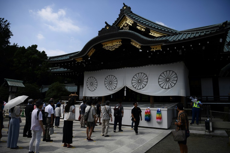 The Yasukuni shrine in central Tokyo honours 2.5 million war dead including convicted war criminals. The Yasukuni shrine in central Tokyo honours 2.5 million war dead including convicted war criminals.