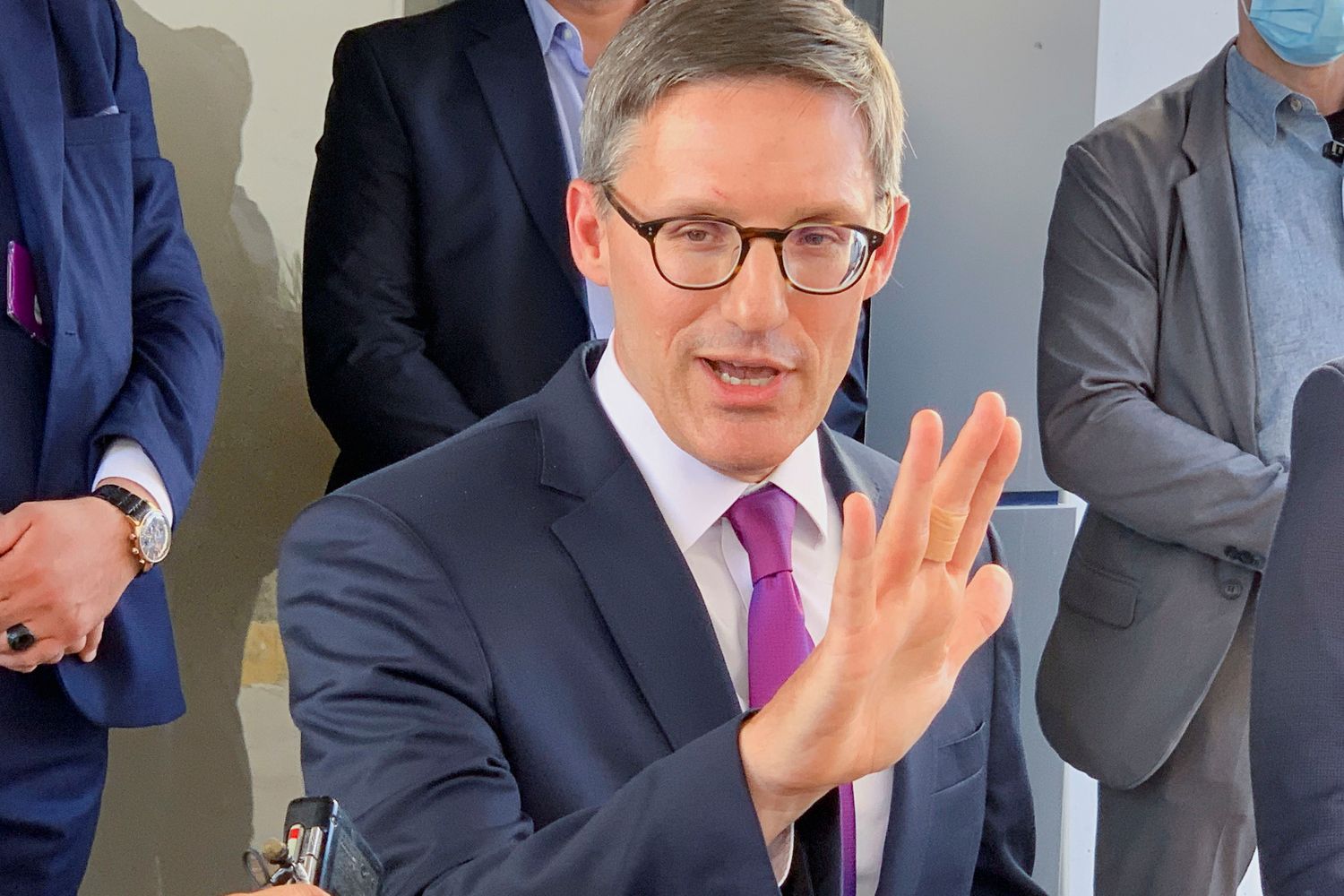 Counsellor of the US Department of State, Derek Chollet, speaks to media in Tripoli, Libya, on Sept 15 this year. (Reuters photo) Counsellor of the US Department of State, Derek Chollet, speaks to media in Tripoli, Libya, on Sept 15 this year. (Reuters photo)