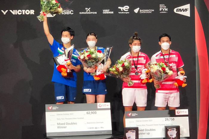 Thai shuttlers lose doubles final to Japan in Denmark