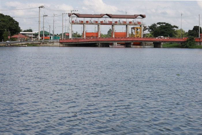 Dams discharging water ahead of storm