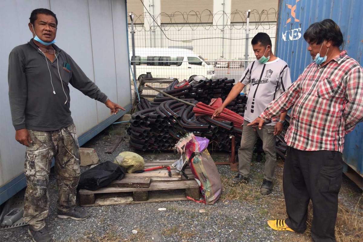 Bangkok Post - Three arrested for Red Line cable theft