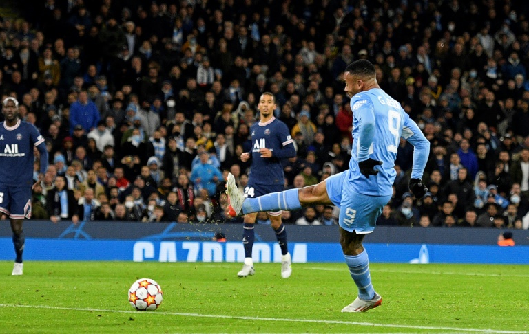 Gabriel Jesus scored the winner for Manchester City against Paris Saint-Germain. Gabriel Jesus scored the winner for Manchester City against Paris Saint-Germain.