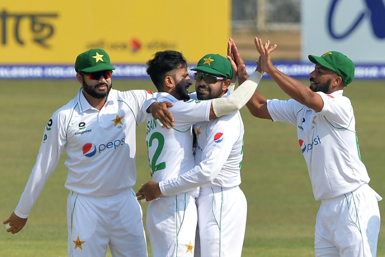 Pakistan bowled out Bangladesh for 330 runs on the second day of the first Test cricket match in Chittagong Pakistan bowled out Bangladesh for 330 runs on the second day of the first Test cricket match in Chittagong