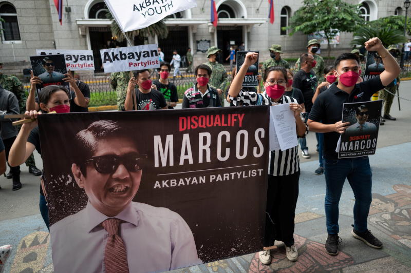 Philippines activists push new petition seeking Marcos election ban