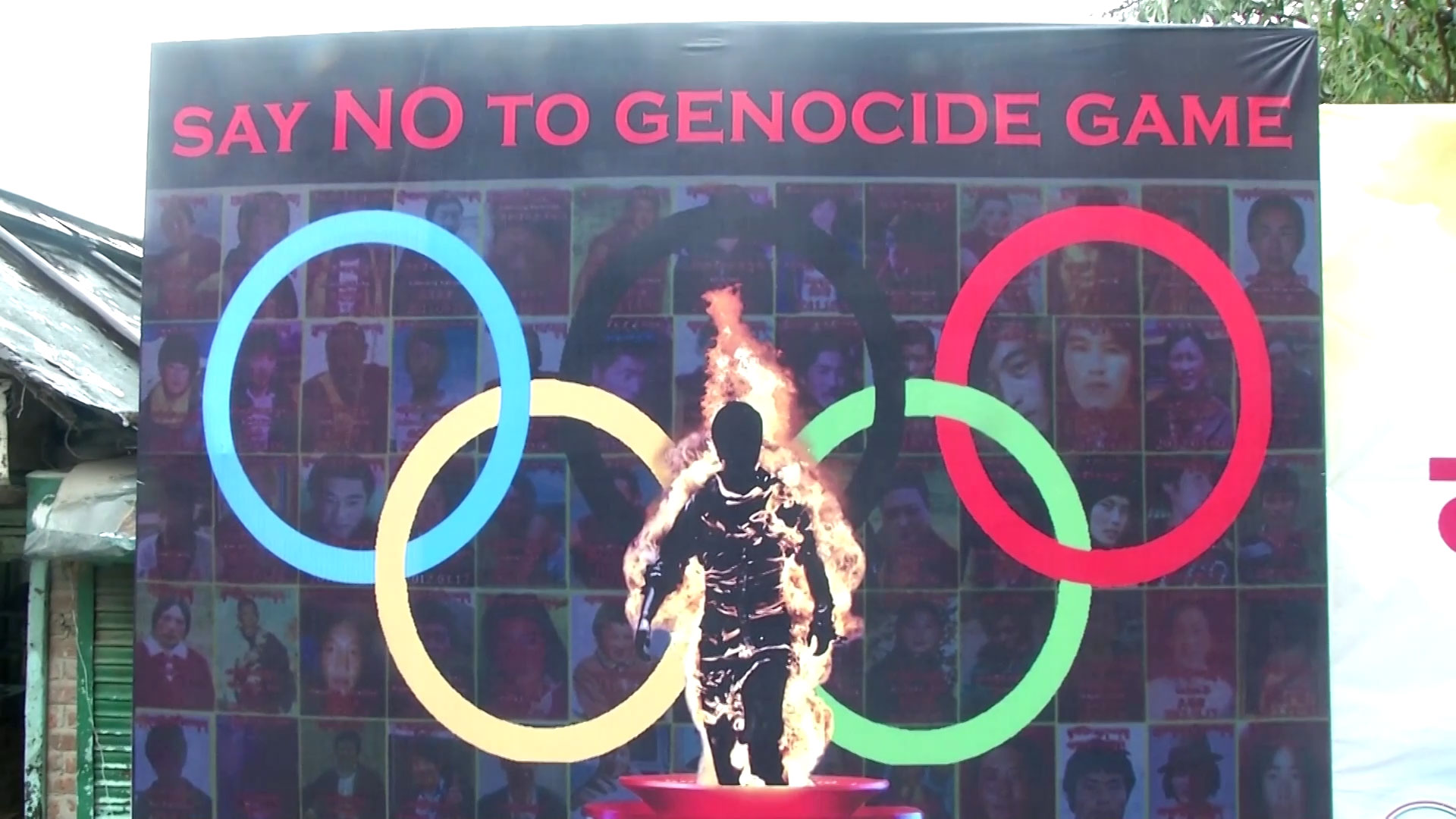 Exiled Tibetans in India protest Beijing Olympics