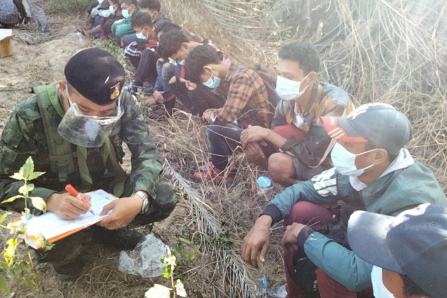 43 Myanmar migrants arrested