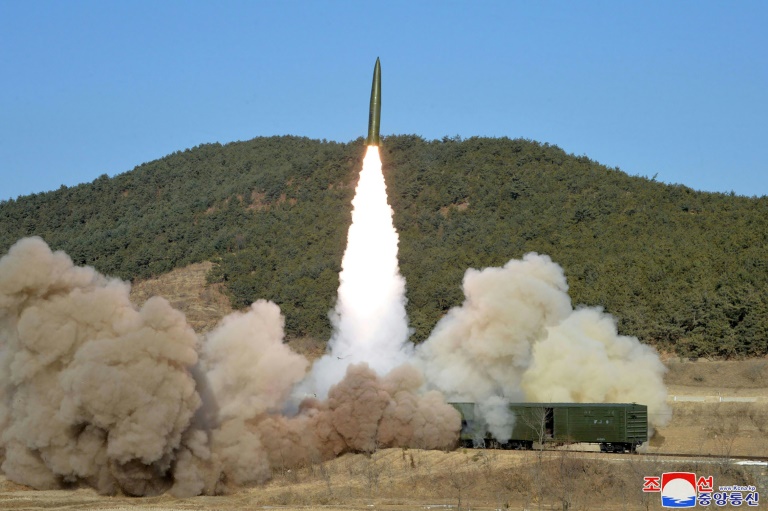 North Korea has tested railway-borne missiles for a second time, KCNA said North Korea has tested railway-borne missiles for a second time, KCNA said