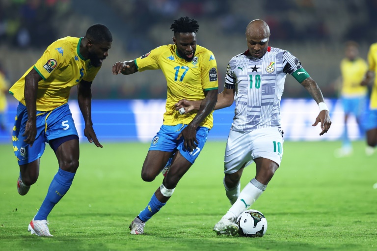 Andre Ayew and Ghana were angry at the manner in which Gabon scored their equaliser Andre Ayew and Ghana were angry at the manner in which Gabon scored their equaliser