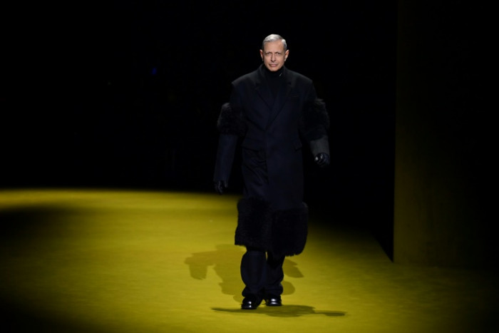 Jeff Goldblum takes to catwalk for Prada in Milan - Vimarsana News