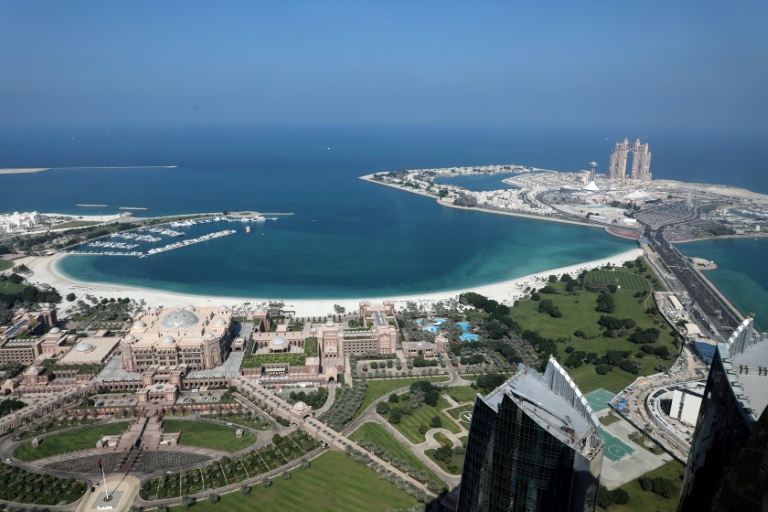 The capital of the United Arab Emirates, Abu Dhabi, shown in a file photo from November 8, 2017 The capital of the United Arab Emirates, Abu Dhabi, shown in a file photo from November 8, 2017