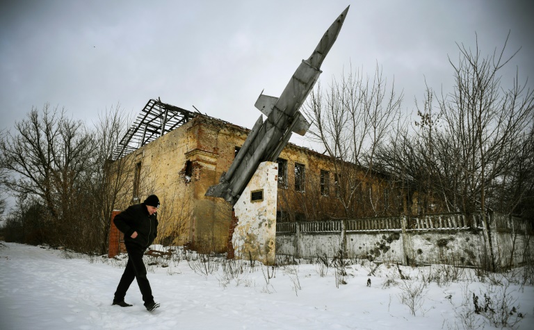 Kiev has been battling a pro-Moscow insurgency in two breakaway regions bordering Russia since 2014, when the Kremlin annexed Ukraine's Crimean peninsula. Kiev has been battling a pro-Moscow insurgency in two breakaway regions bordering Russia since 2014, when the Kremlin annexed Ukraine's Crimean peninsula.