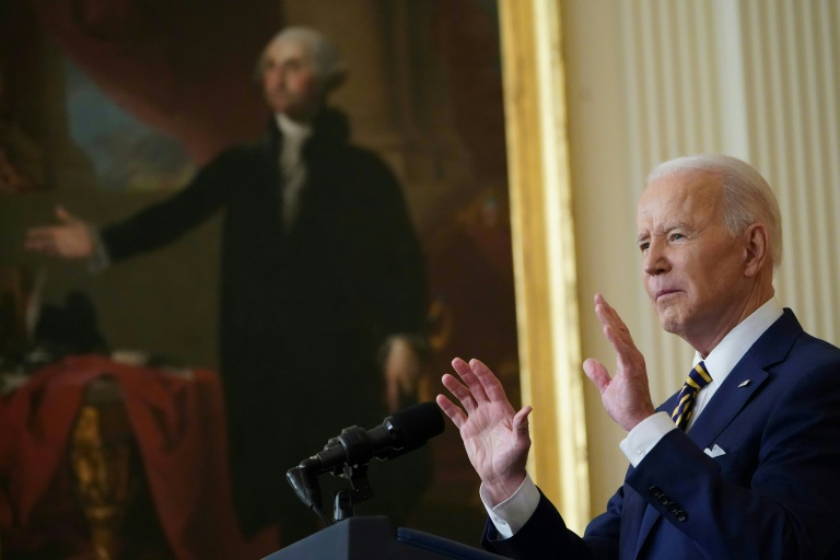 US President Joe Biden is looking to change the narrative as he enters his second year in office. US President Joe Biden is looking to change the narrative as he enters his second year in office.