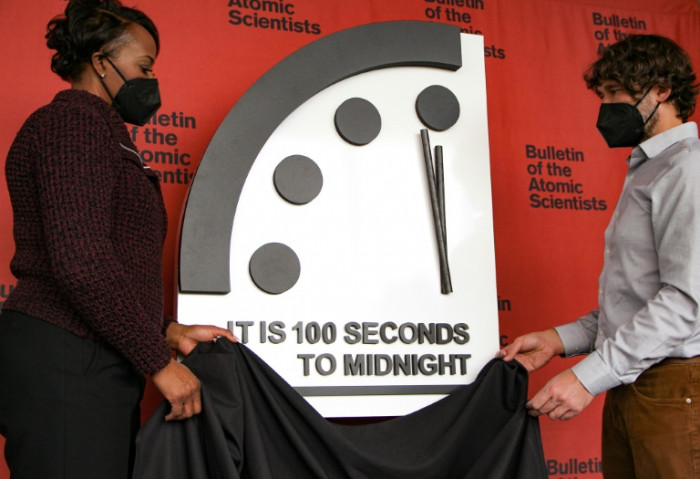 Glimmers of hope, but Doomsday Clock stuck at 100 seconds to midnight
