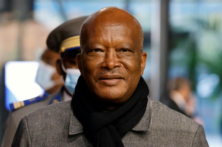 Under pressure: President Roch Marc Kabore Under pressure: President Roch Marc Kabore