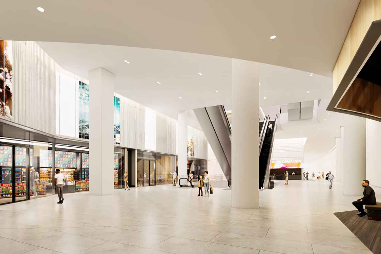 A digital rendition of the new 'BALM' retail space under the concept of 'Bangkok Active Lifestyle Mall' at the QSNCC.