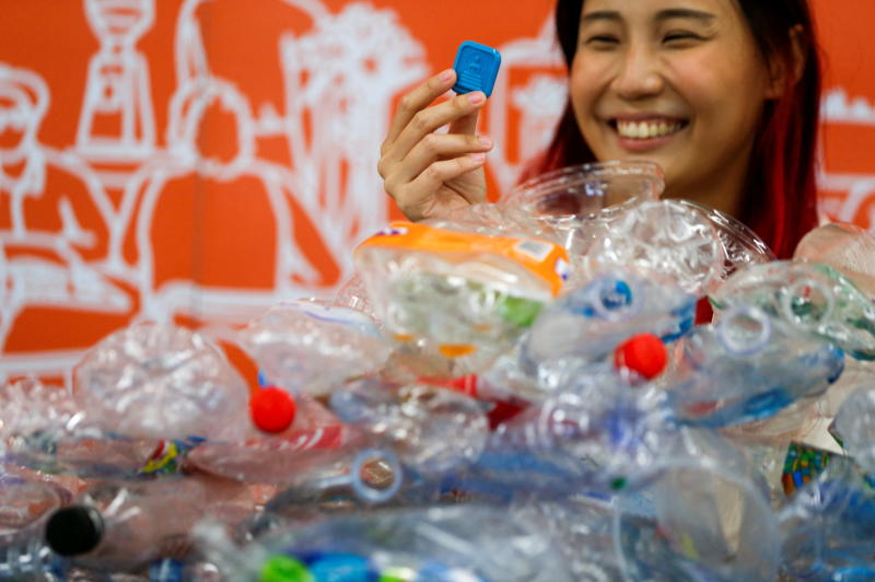 Amulets made from plastic waste to inspire more recycling