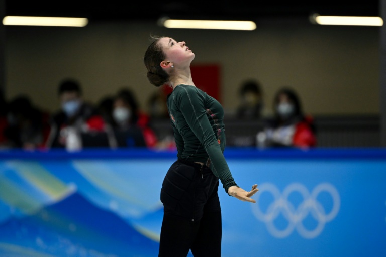 Russia's Kamila Valieva has been training in Beijing as the controversy rumbled on. Russia's Kamila Valieva has been training in Beijing as the controversy rumbled on.