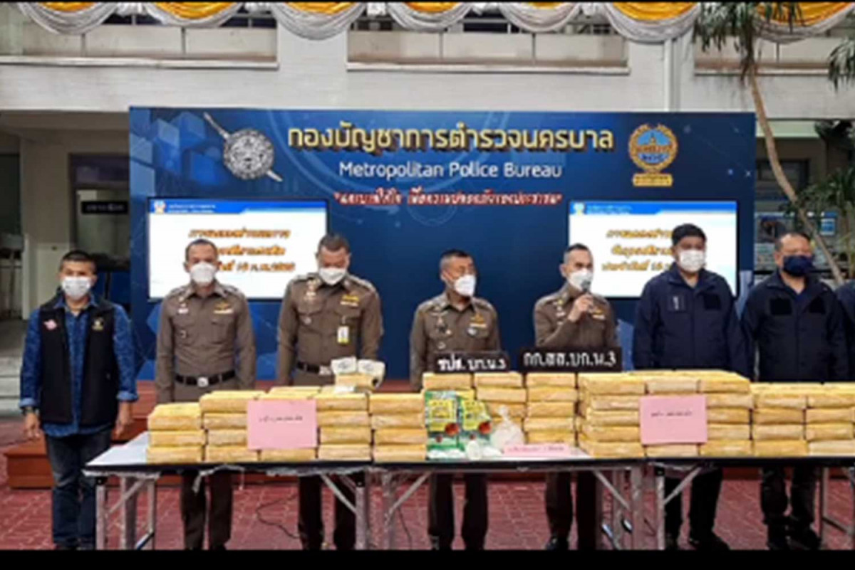 Bangkok Post - Two brothers arrested, speed and crystal meth seized