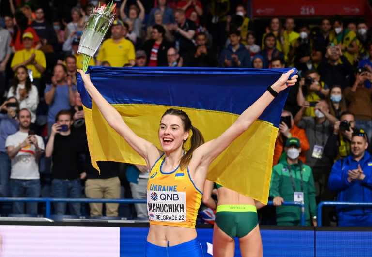 Mahuchikh strikes gold for Ukraine after fleeing Russian invasion