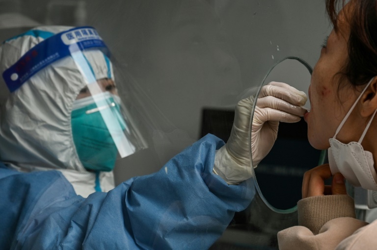 The eastern half of Shanghai went into lockdown on Monday so the government could carry out mass Covid testing. The eastern half of Shanghai went into lockdown on Monday so the government could carry out mass Covid testing.