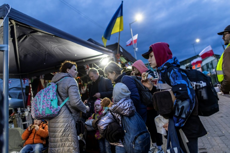The UN refugee agency said 4,278,789 Ukrainians had fled the country since the war began. The UN refugee agency said 4,278,789 Ukrainians had fled the country since the war began.
