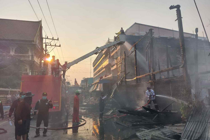 Elderly woman dies in market rowhouse fire - Vimarsana News