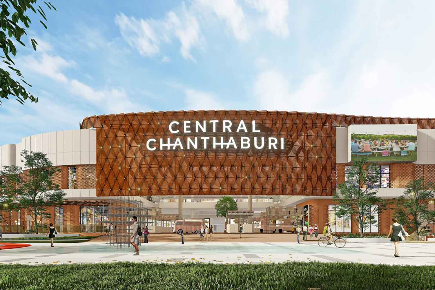 A digital rendition of Central Chanthaburi which is scheduled to be formally launched on May 26.