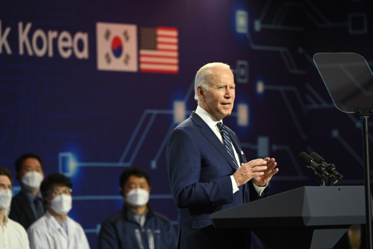 North Korean nuclear sabre rattling overshadows Biden's South Korea trip