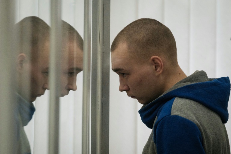 A verdict is due Monday in the war crimes trial of 21-year-old serviceman Vadim Shishimarin. A verdict is due Monday in the war crimes trial of 21-year-old serviceman Vadim Shishimarin.