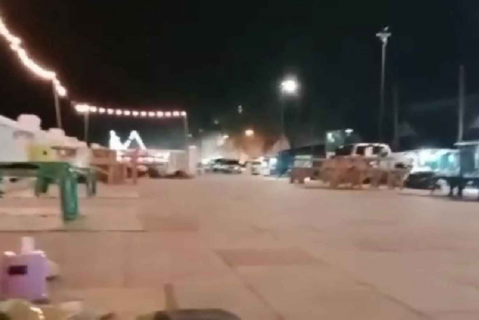 Marine police station attacked, 3 wounded