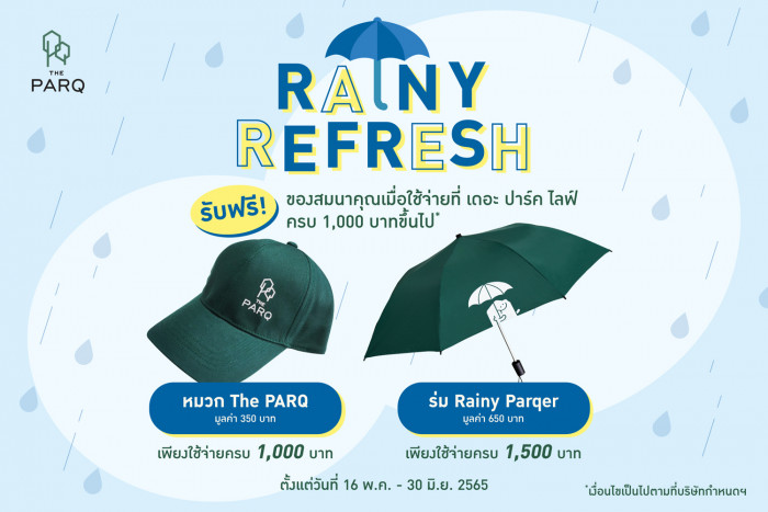 'RAINY REFRESH' smiles with cap & umbrella giveaways by The PARQ Life - Vimarsana News