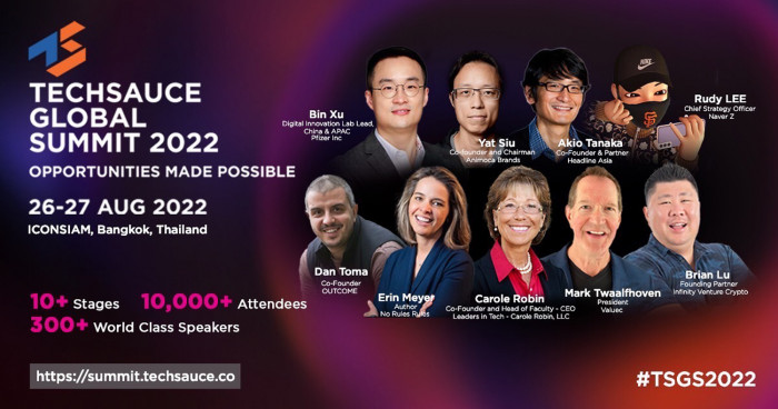 Techsauce Joins Forces with Partners to Host "Techsauce Global Summit 2022" Showcasing Future-Focused Innovations to Drive Thai Economy After Reopening - Vimarsana News