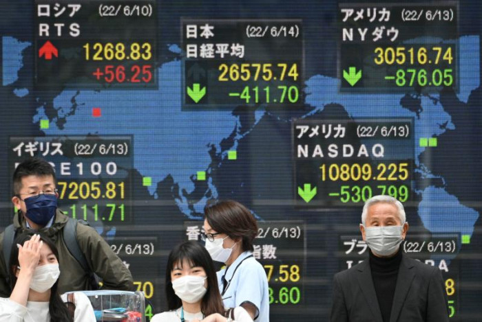 Asian stocks sink again as inflation panic grips world markets - Vimarsana News