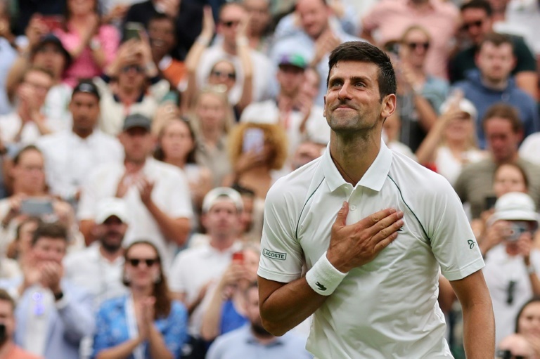 Champion: Novak Djokovic celebrates his first-round win over South Korea's Kwon Soon-woo Champion: Novak Djokovic celebrates his first-round win over South Korea's Kwon Soon-woo