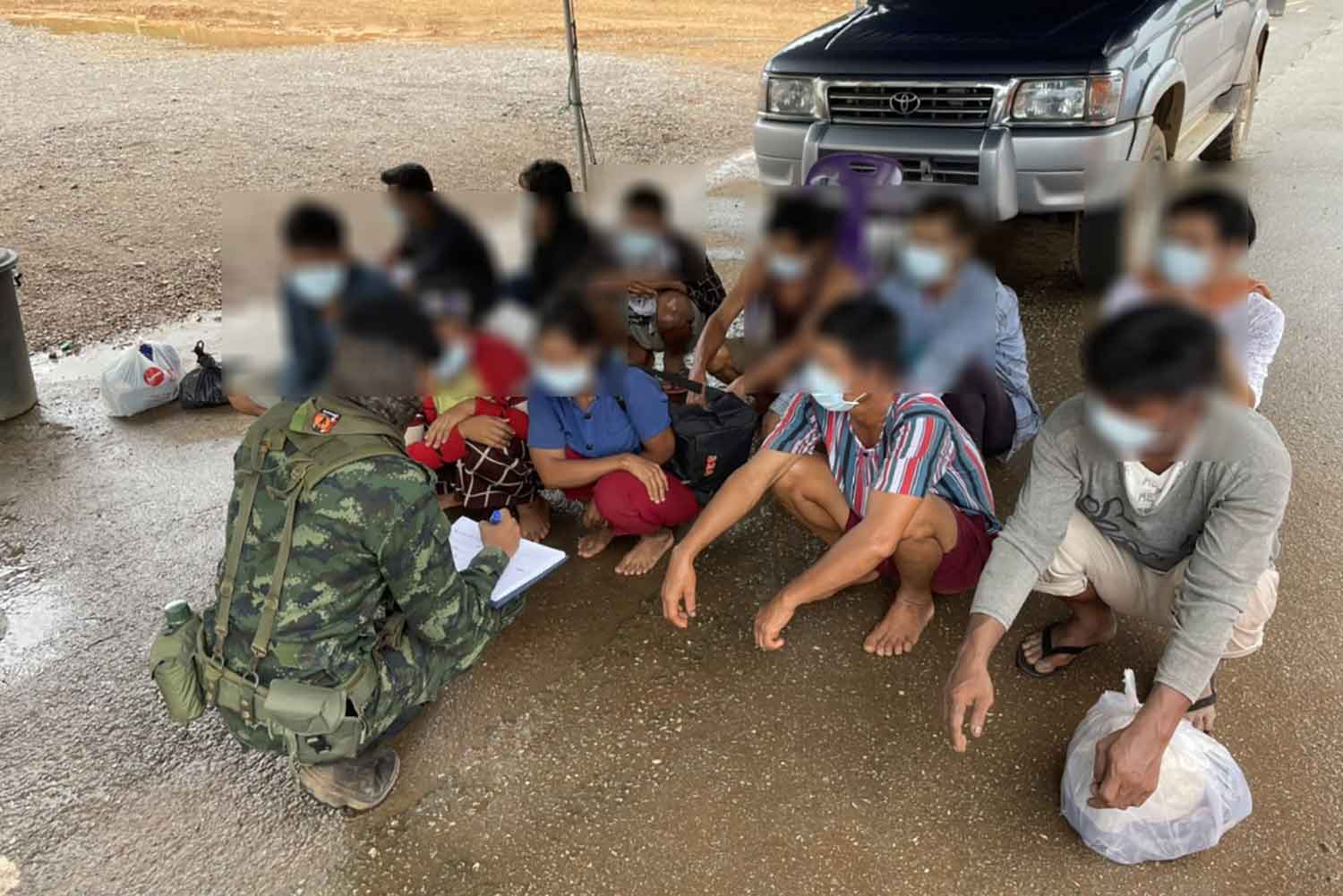 Job seekers arrested on western border