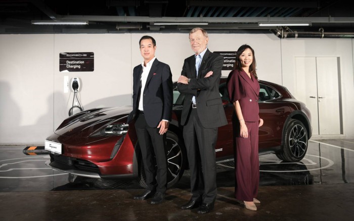 'Porsche' partners with 'Evolt' to pave a path for public charging stations in Bangkok and tourist cities, aiming to launch EV charging stations nationwide. - Vimarsana News