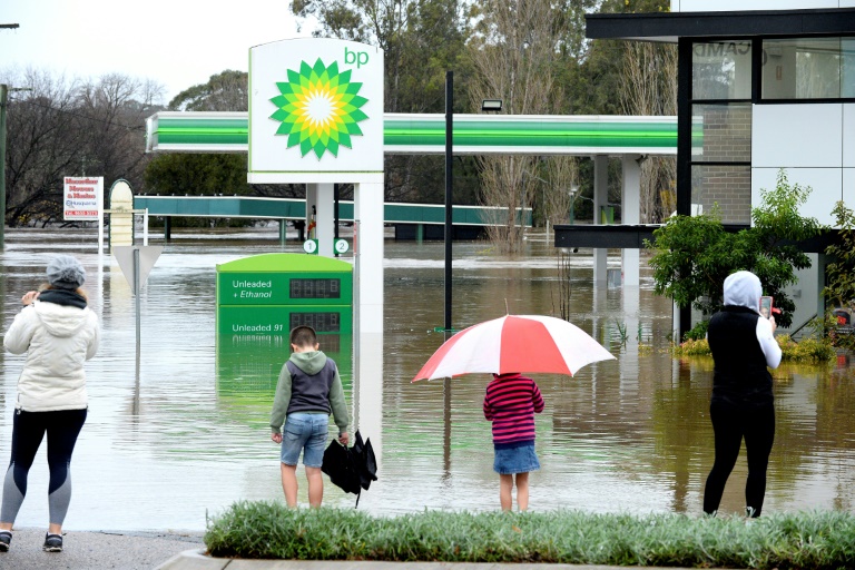 Rapidly rising rivers swamped swathes of rain-lashed Sydney, forcing thousands to flee 'dangerous' floods. Rapidly rising rivers swamped swathes of rain-lashed Sydney, forcing thousands to flee 'dangerous' floods.