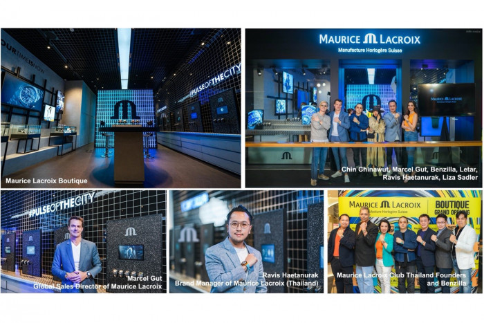 AIKON #tide Benzilla unveiled at the Opening of the Maurice Lacroix boutique in Bangkok on the 1st of July. - Vimarsana News
