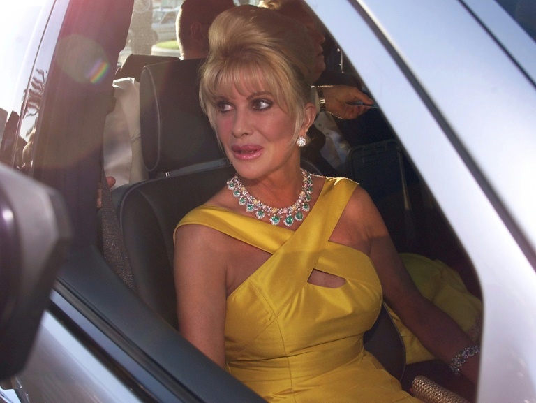 Ivana Trump at the Cannes Film Festival in May 2000. Ivana Trump at the Cannes Film Festival in May 2000.