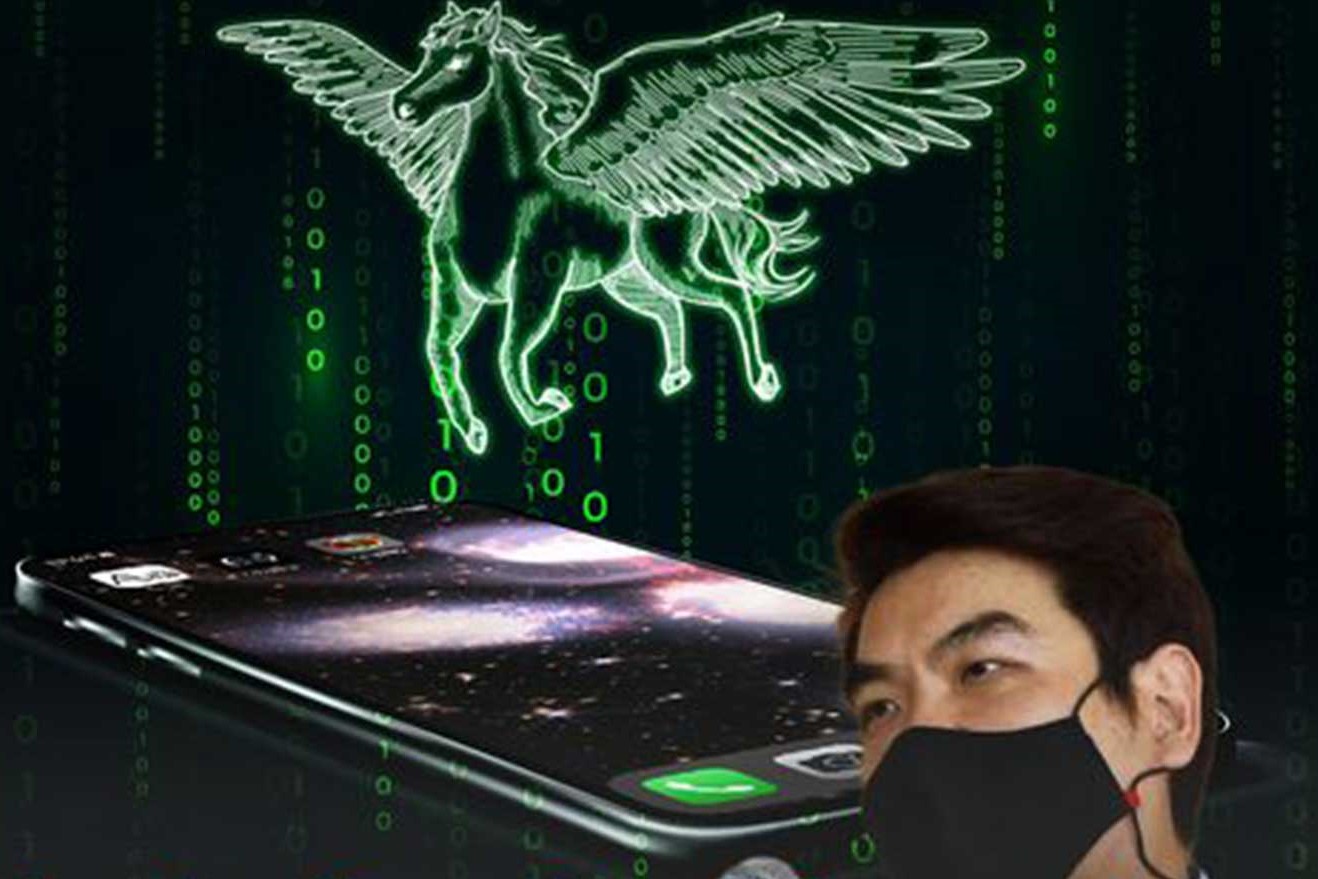 Piyabutr Saengkanokkul posted on Facebook on Monday that his iPhone had been hacked eight times between Dec 3, 2020 and July 4 2021. (Screenshot from Piyabutr's Facebook account)