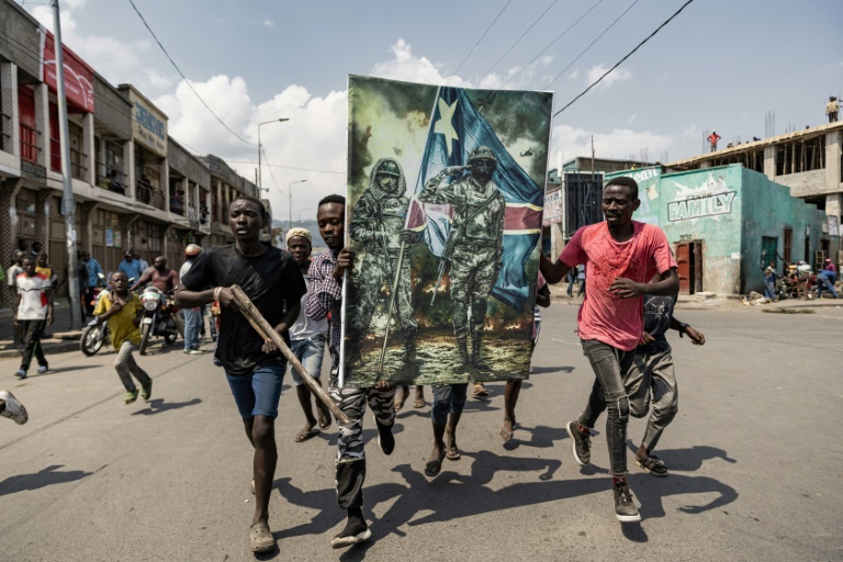 Anger at Rwanda's alleged support for the M23 fuelled protests at the border city of Goma in June Anger at Rwanda's alleged support for the M23 fuelled protests at the border city of Goma in June