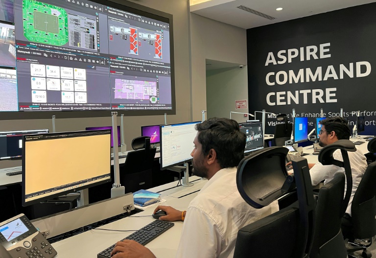 Ready for liftoff: The Aspire control and command centre will monitor stadiums at the World Cup. (AFP Photo)