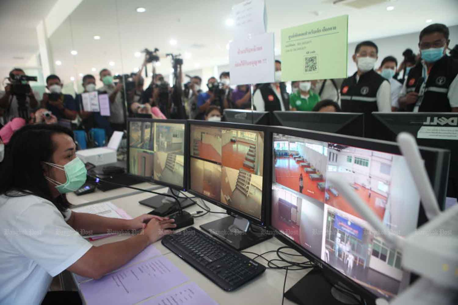 The Bangkok Metropolitan Administration opens a community isolation centre in Dusit district in January for Covid-19 infected children. Experts have now warned of a possible new wave of Covid-19 with the emergence of a highly contagious subvariant of the virus. (Photo: Apichart Jinakul)