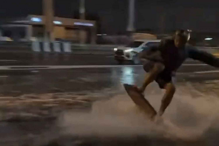 American-Thai wakeboarder charged after doing stunts on flooded highway - Vimarsana News