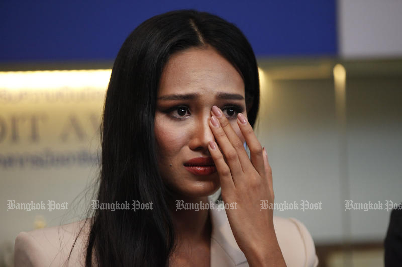 Former Myanmar beauty queen Han Lay (Photo: Varuth Hirunyatheb)